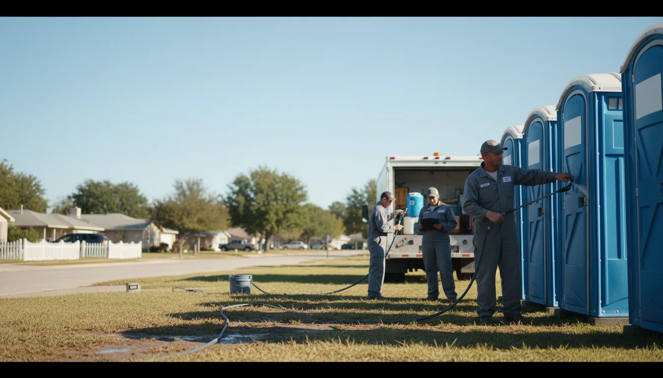 Long-Term Portable Toilet Rental in Dale, TX near me